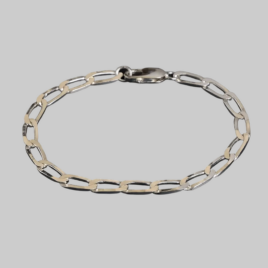 Men's 925 Sterling Silver Cuban Link Bracelet