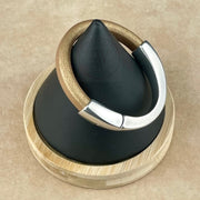 GOLD SELECTION -  Arena Leather Bracelet Collection with <strong>Single</strong> Antique Silver Magnetic Clasp
