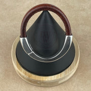 BLACK & BOWN SELECTION - Arena Leather Bracelet Collection with <strong>Single</strong> Antique Silver Magnetic Clasp