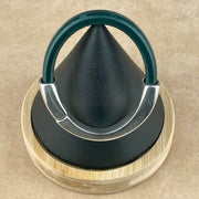 GREEN SELECTION -  Arena Leather Bracelet Collection with <strong>Single</strong> Antique Silver Magnetic Clasp