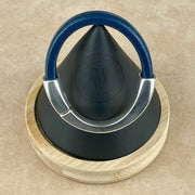 BLUE SELECTION -  Arena Leather Bracelet Collection with <strong>Single</strong> Antique Silver Magnetic Clasp