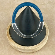 BLUE SELECTION -  Arena Leather Bracelet Collection with <strong>Single</strong> Antique Silver Magnetic Clasp