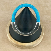 BLUE SELECTION -  Arena Leather Bracelet Collection with <strong>Single</strong> Antique Silver Magnetic Clasp