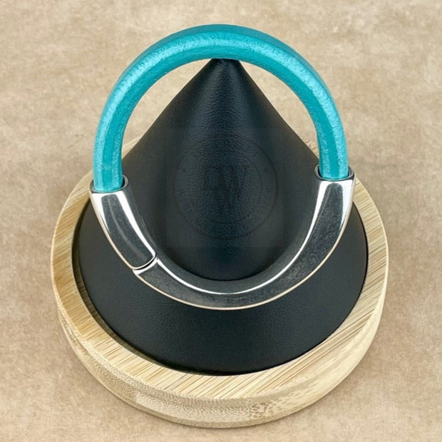 BLUE SELECTION -  Arena Leather Bracelet Collection with <strong>Single</strong> Antique Silver Magnetic Clasp