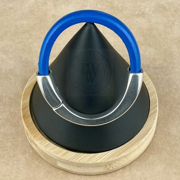BLUE SELECTION -  Arena Leather Bracelet Collection with <strong>Single</strong> Antique Silver Magnetic Clasp