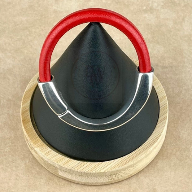RED & PINK SELECTION -  Arena Leather Bracelet Collection with <strong>Single</strong> Antique Silver Magnetic Clasp