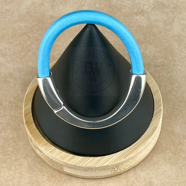 BLUE SELECTION -  Arena Leather Bracelet Collection with <strong>Single</strong> Antique Silver Magnetic Clasp