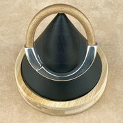 GOLD SELECTION -  Arena Leather Bracelet Collection with <strong>Single</strong> Antique Silver Magnetic Clasp