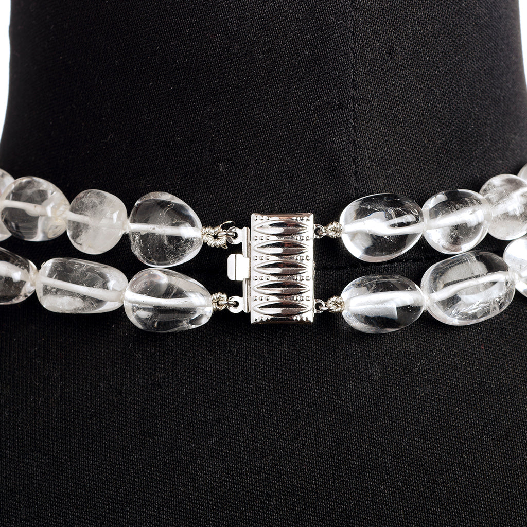 Double Crystal Necklace