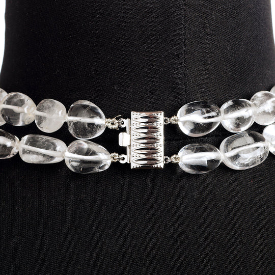 Double Crystal Necklace