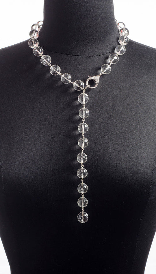 Clear Round Beads Necklace