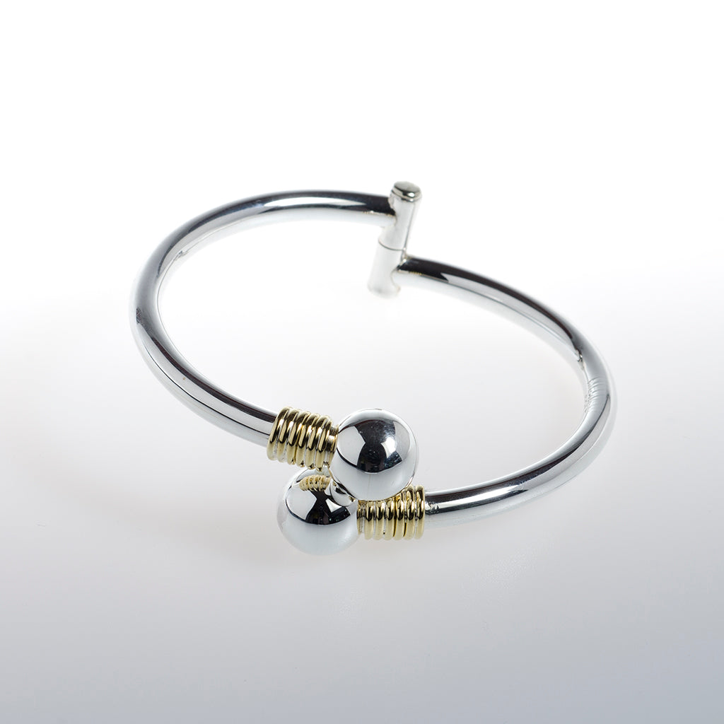 Sterling Silver Orbit Cuff