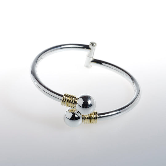 Sterling Silver Orbit Cuff