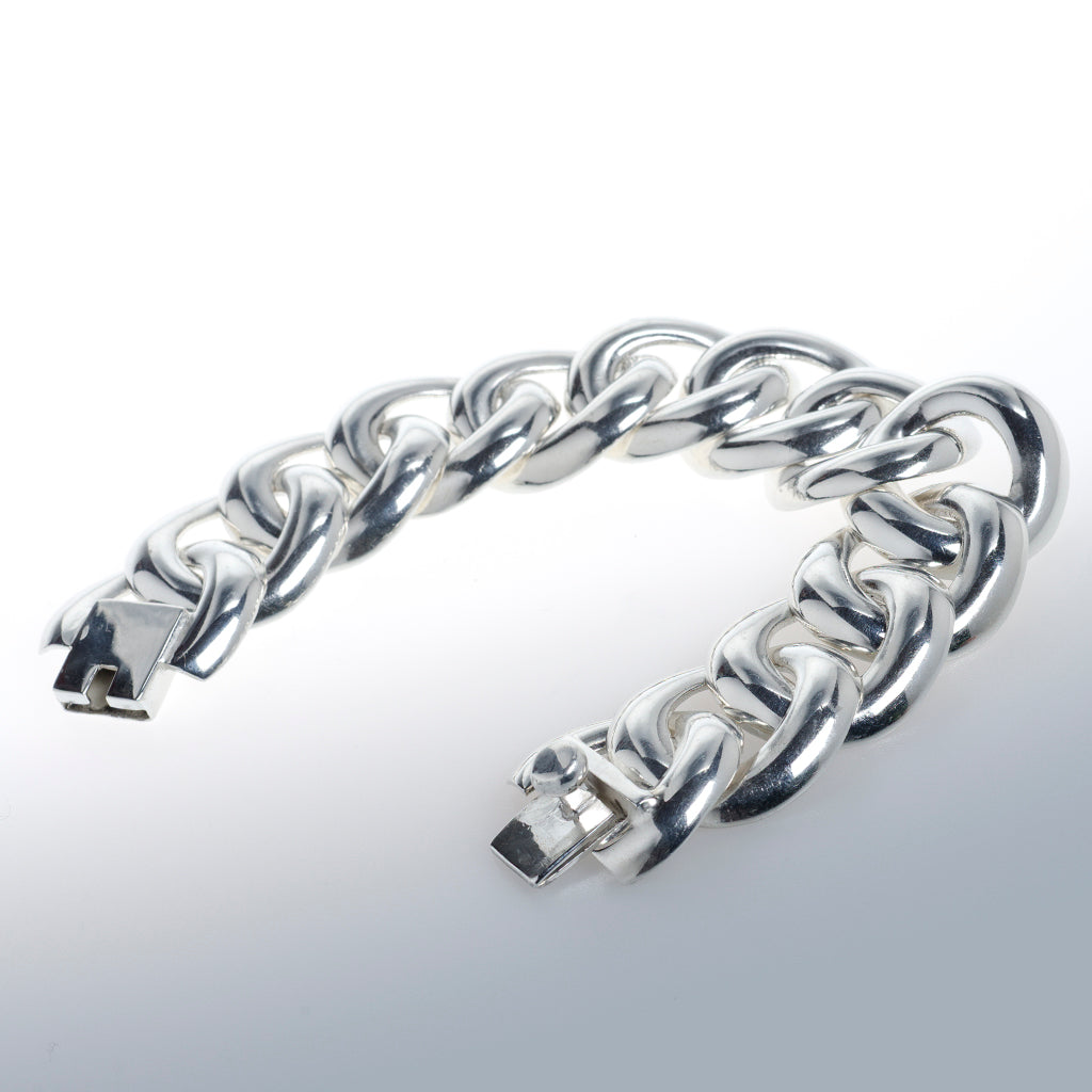 Sterling Silver Oval Weave Bracelet