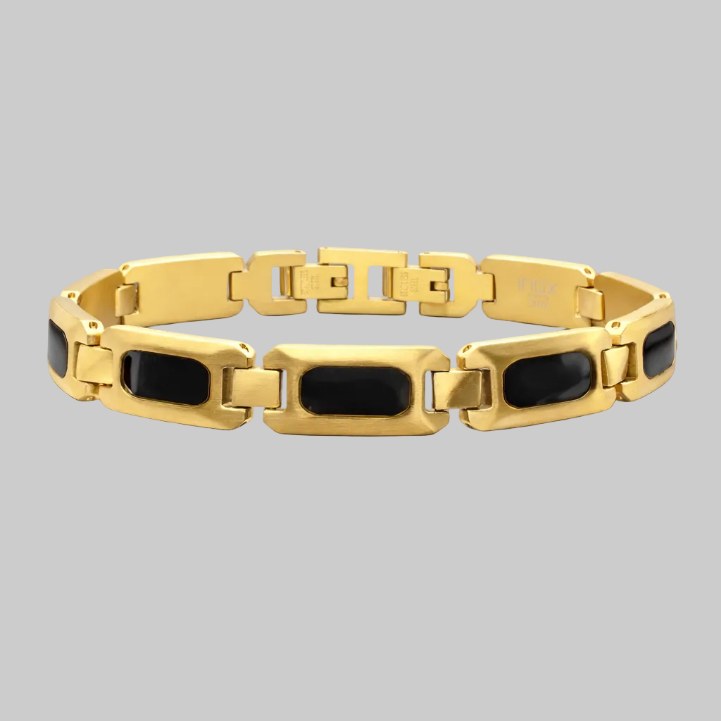 PRY GROUND シュウト011-PLATE-BRACELET Charlie Man | 18Kt Gold IP