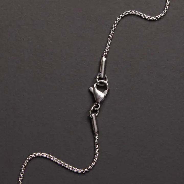 Men's Large Stainless Steel Cross Necklace