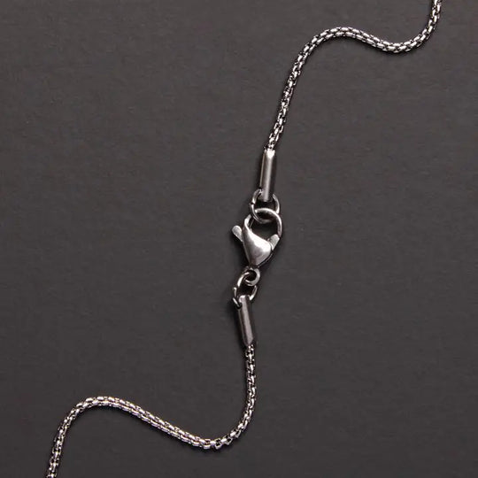 Men's Large Stainless Steel Cross Necklace