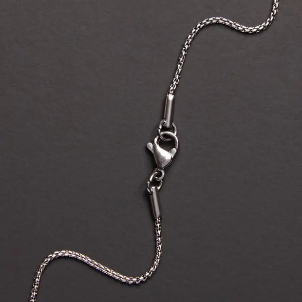 Men's Large Stainless Steel Cross Necklace