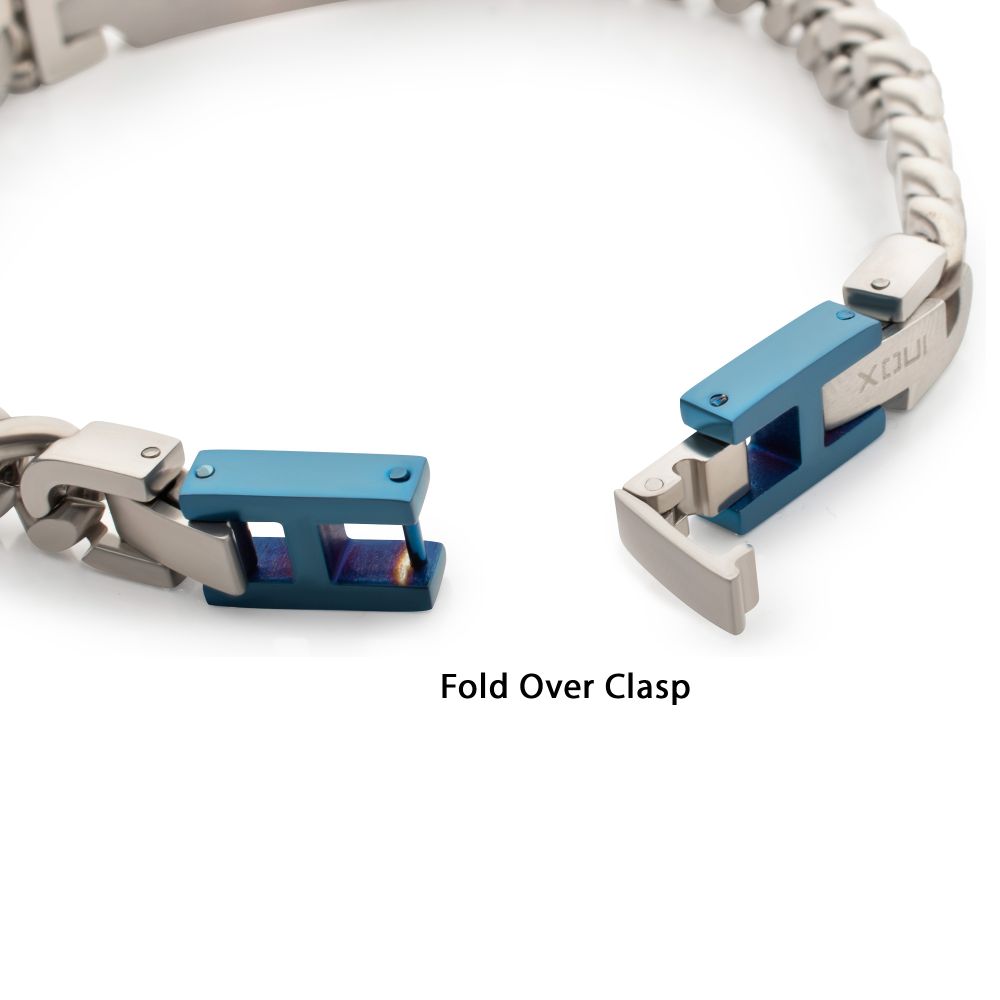 EST. 1776 Flag Profile Bracelet | 12mm Matte Stainless Steel