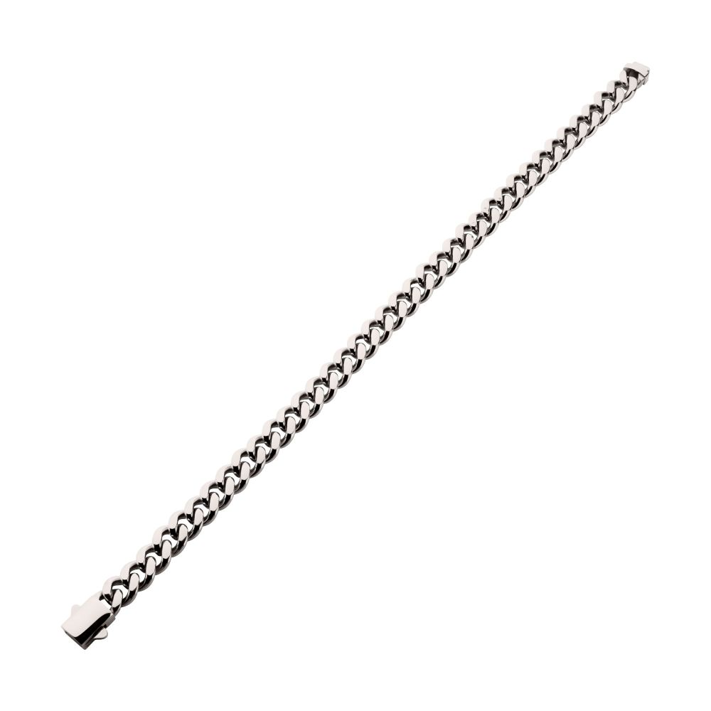 Men's 8mm Heavy Miami Cuban Stainless Steel Bracelet