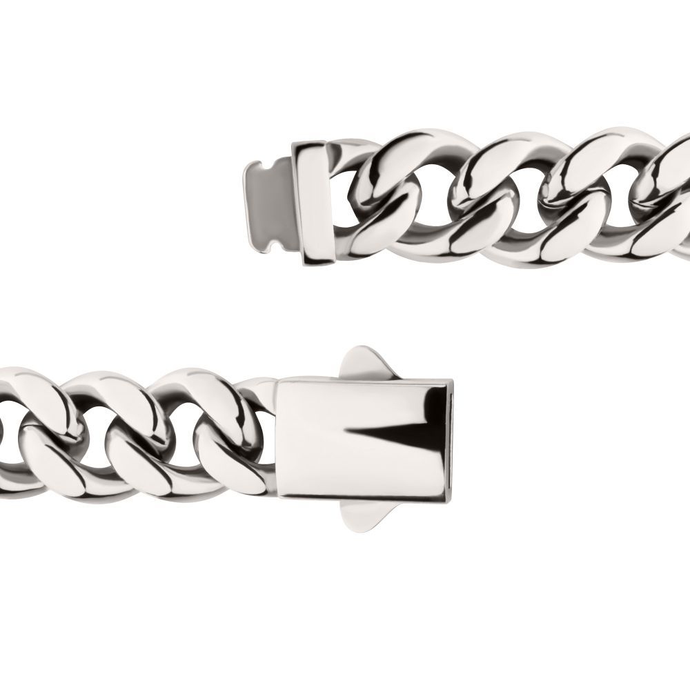 Men's 8mm Heavy Miami Cuban Stainless Steel Bracelet