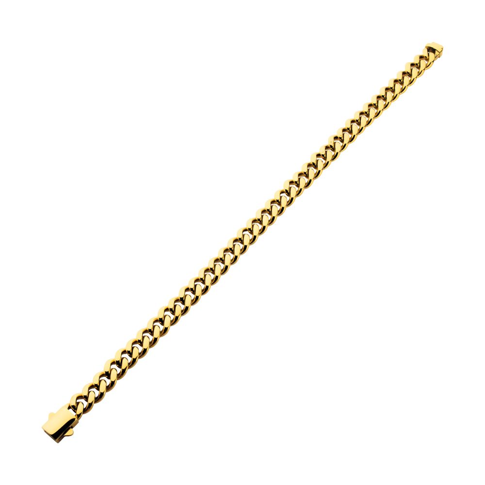 Men's 8mm Heavy Miami Cuban Stainless Steel Bracelet