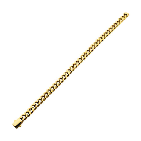 Men's 8mm Heavy Miami Cuban Stainless Steel Bracelet