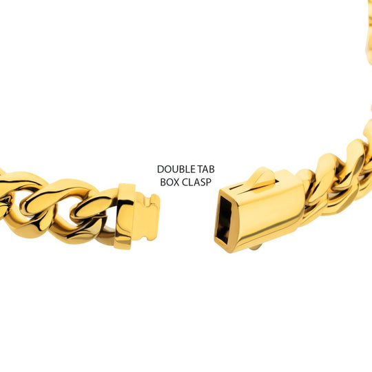 Men's 8mm Heavy Miami Cuban Stainless Steel Bracelet