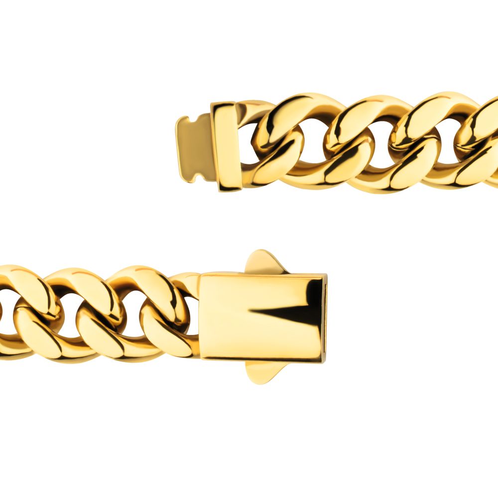 Men's 8mm Heavy Miami Cuban Stainless Steel Bracelet