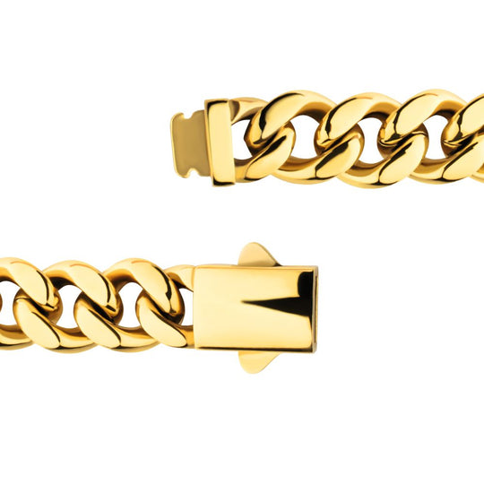 Men's 8mm Heavy Miami Cuban Stainless Steel Bracelet