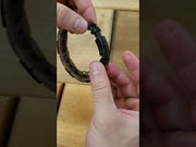 Men’s 12mm Matte Black Cuban Bracelet with CNC-Set Black Spinel & Double Tab Box Clasp