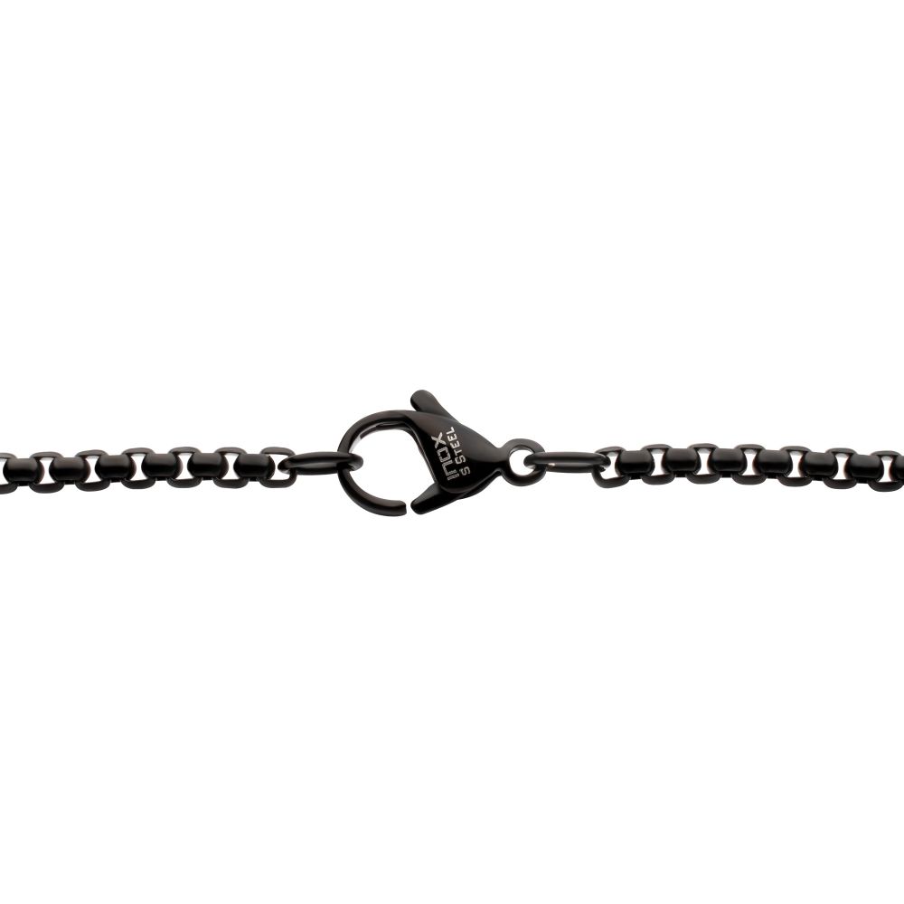 Men's Tiger Eye & Diamond Cross Pendant
