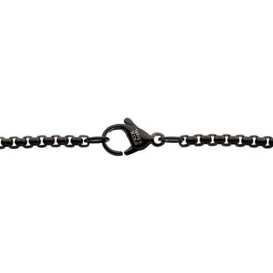 Men's Tiger Eye & Diamond Cross Pendant