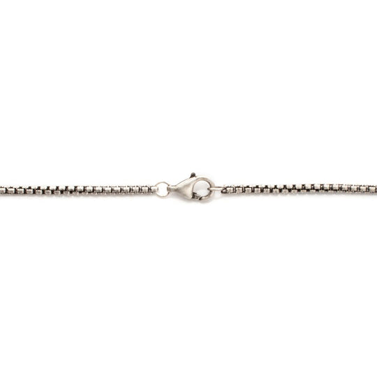 Men's Sterling Silver Lightning Bolt Pendant with White Sapphire