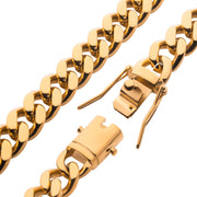 Link and Chain - 8mm 18K Gold Plated Miami Cuban Chain Bracelet