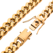 Link and Chain - 10mm 18K Gold Plated Miami Cuban Chain Bracelet