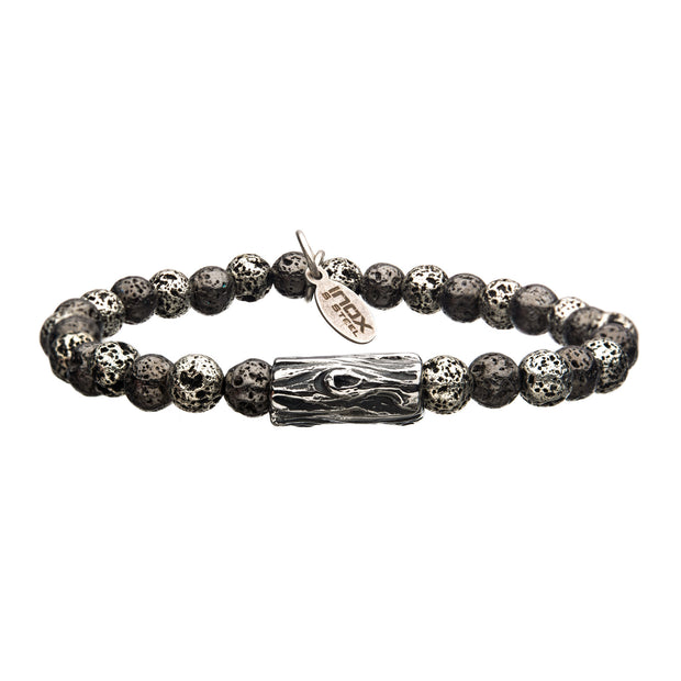 Men's Matte Hematite Beads Bracelet