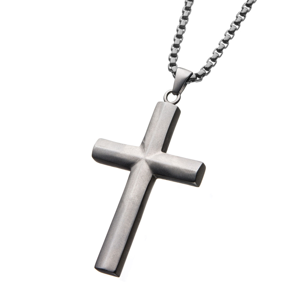 Men's Stainless Steel Cross Pendant